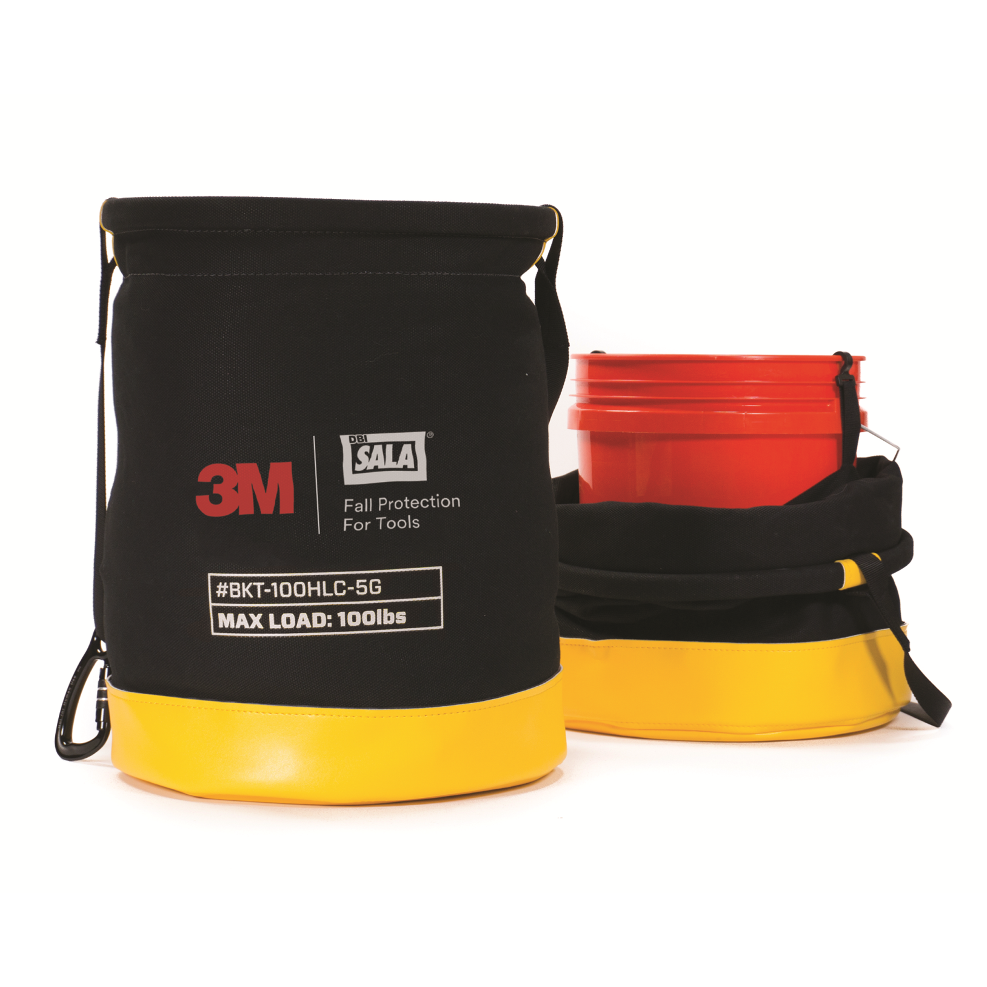 3M Spill Control 5-Gallon Safe Bucket with Hook and Loop Closure - 100 lb Capacity - Canvas - 1500135