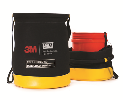 3M Spill Control 5-Gallon Safe Bucket with Hook and Loop Closure - 100 lb Capacity - Canvas - 1500135