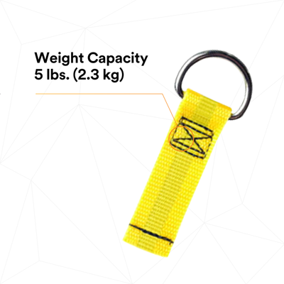 3M DBI-SALA D-Ring Attachment - 1 in x 3.5 in - 10 ea/Pack - 1500007