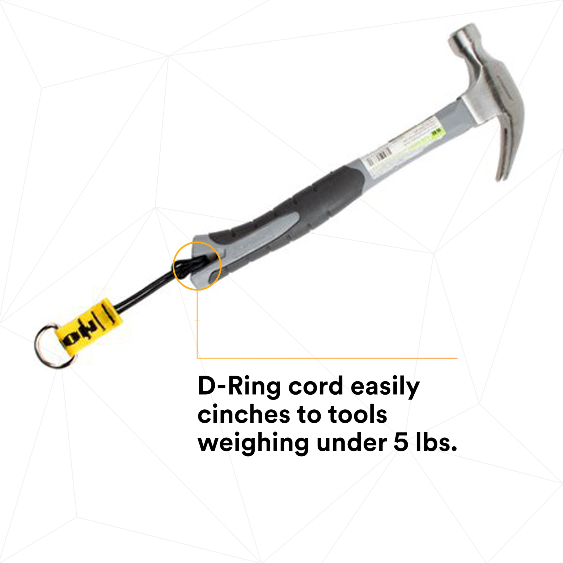 3M DBI-SALA D-Ring Attachment with Cord - 10 EA/PACK - 1500009