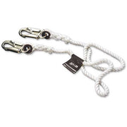 Miller 6 ft. Restraint Lanyard - 2 Locking Snap Hooks, 5/8-in. Nylon - 201RLS-2-Z7/6FTWH