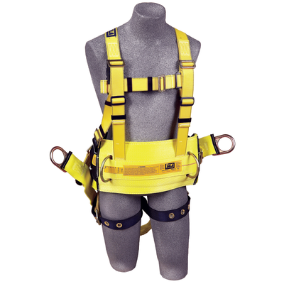 3M DBI-SALA Derrick Positioning Belt with Pass-Thru Suspension Strap Harness Connector - Yellow - Medium - 1000573