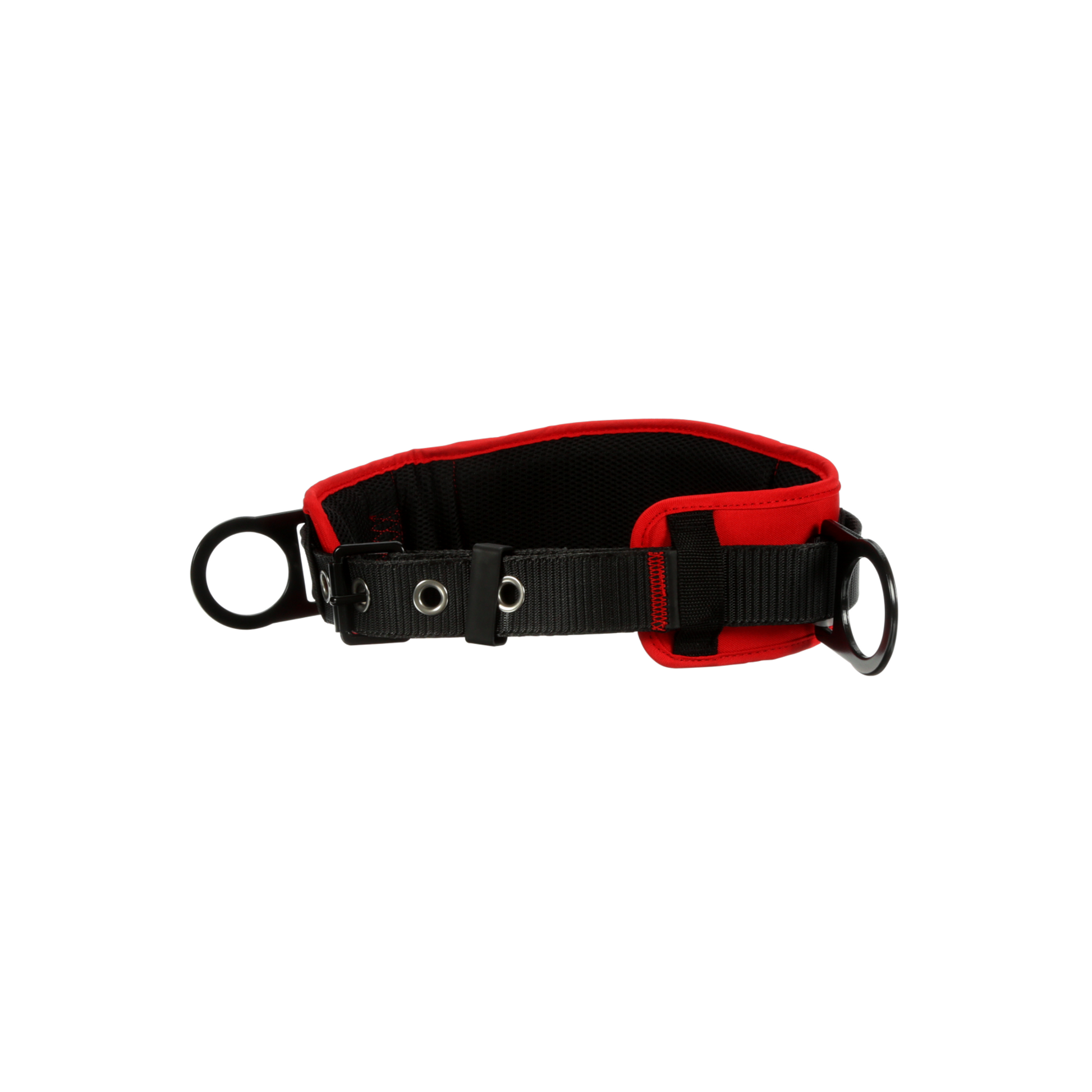 3M Protecta Tongue Buckle Positioning Belt with Hip Pad - Red - Small - 1091013