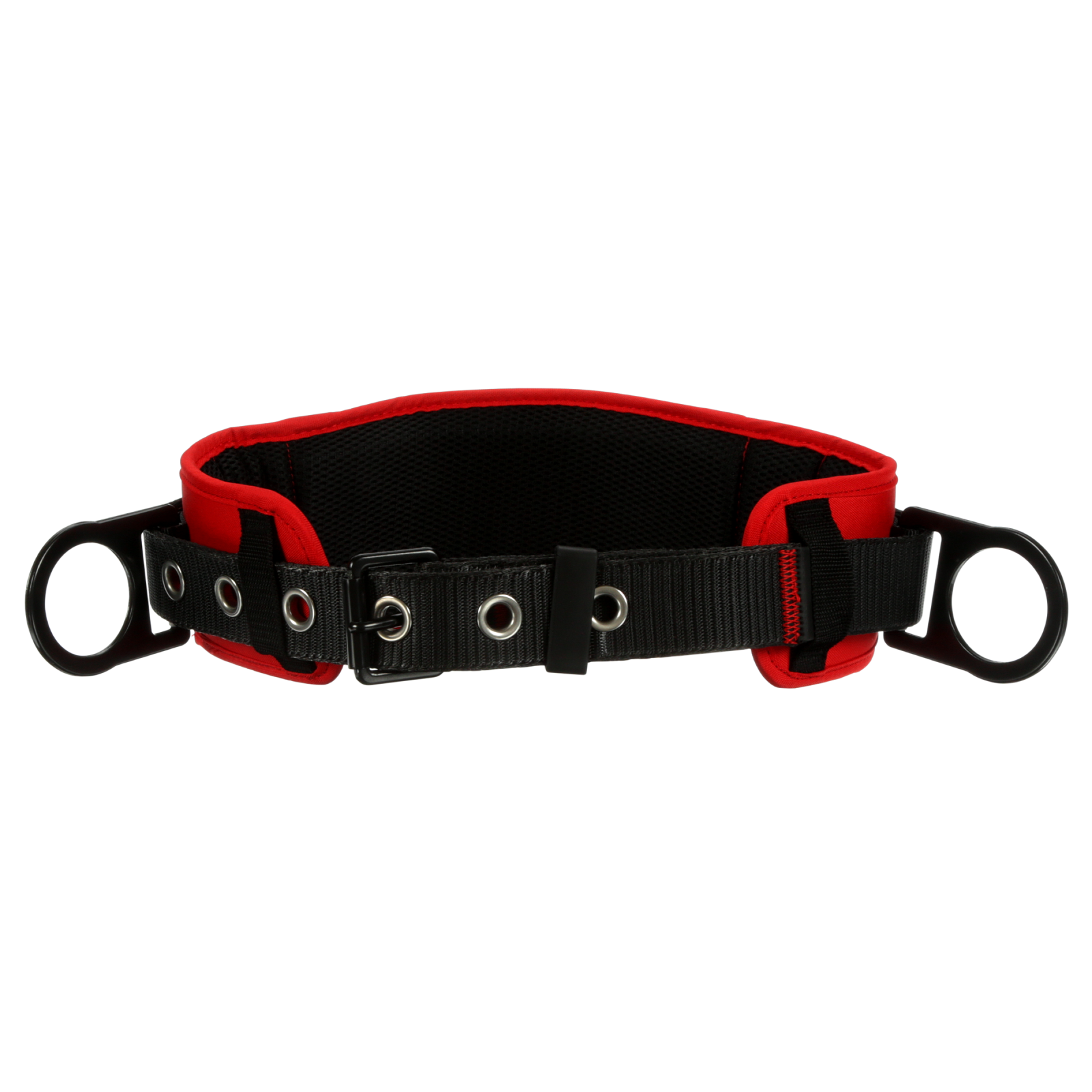 3M Protecta Tongue Buckle Positioning Belt with Hip Pad - Red - Medium/Large - 1091014