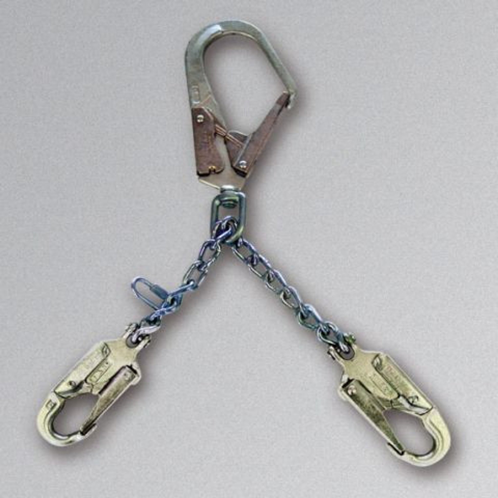 Miller Rebar Chain Assesmbly w/locking rebar hook (2-1/2 in.) w/attached swivel and 2 locking snap hooks- 6756RS-Z7/
