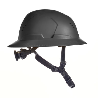 MSA V-Gard H2 Full Brim - Type II Class C Safety Helmet - Vented - Black - 10250582