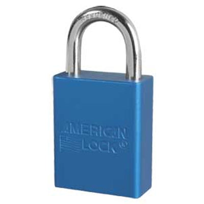 AMERICAN LOCK MODEL NO A1105 ANODIZED ALUMINUM SAFETY PADLOCK - AMERICAN LOCK MODEL NO A1105 ANODIZED ALUMINUM SAFETY PADLOCK, 1”, Anodized Aluminum