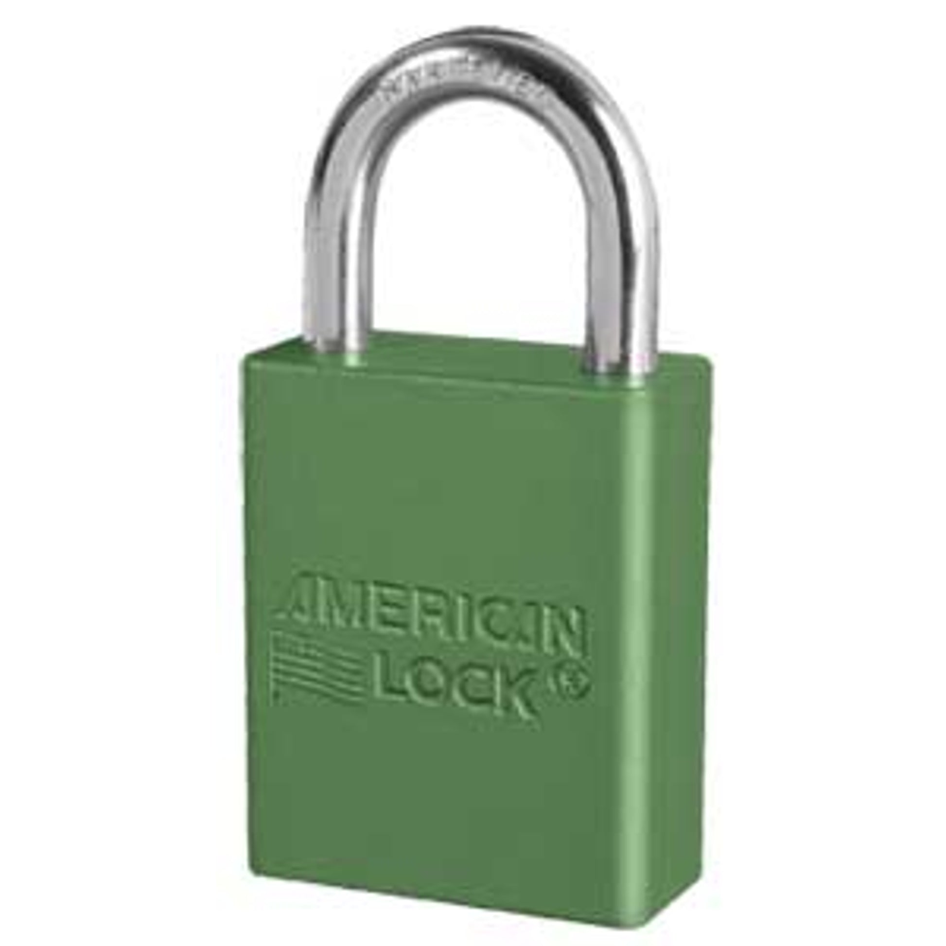 AMERICAN LOCK MODEL NO A1105 ANODIZED ALUMINUM SAFETY PADLOCK - AMERICAN LOCK MODEL NO A1105 ANODIZED ALUMINUM SAFETY PADLOCK, 1”, Anodized Aluminum