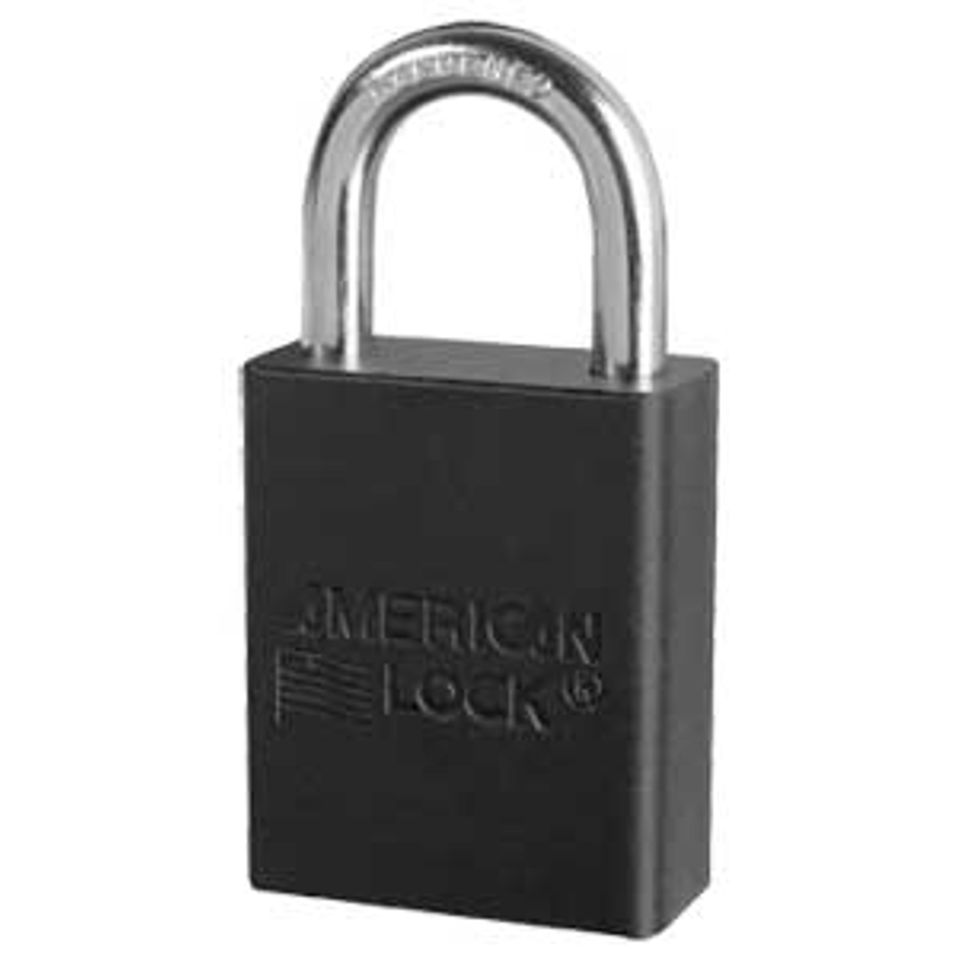 AMERICAN LOCK MODEL NO A1105 ANODIZED ALUMINUM SAFETY PADLOCK - AMERICAN LOCK MODEL NO A1105 ANODIZED ALUMINUM SAFETY PADLOCK, 1”, Anodized Aluminum