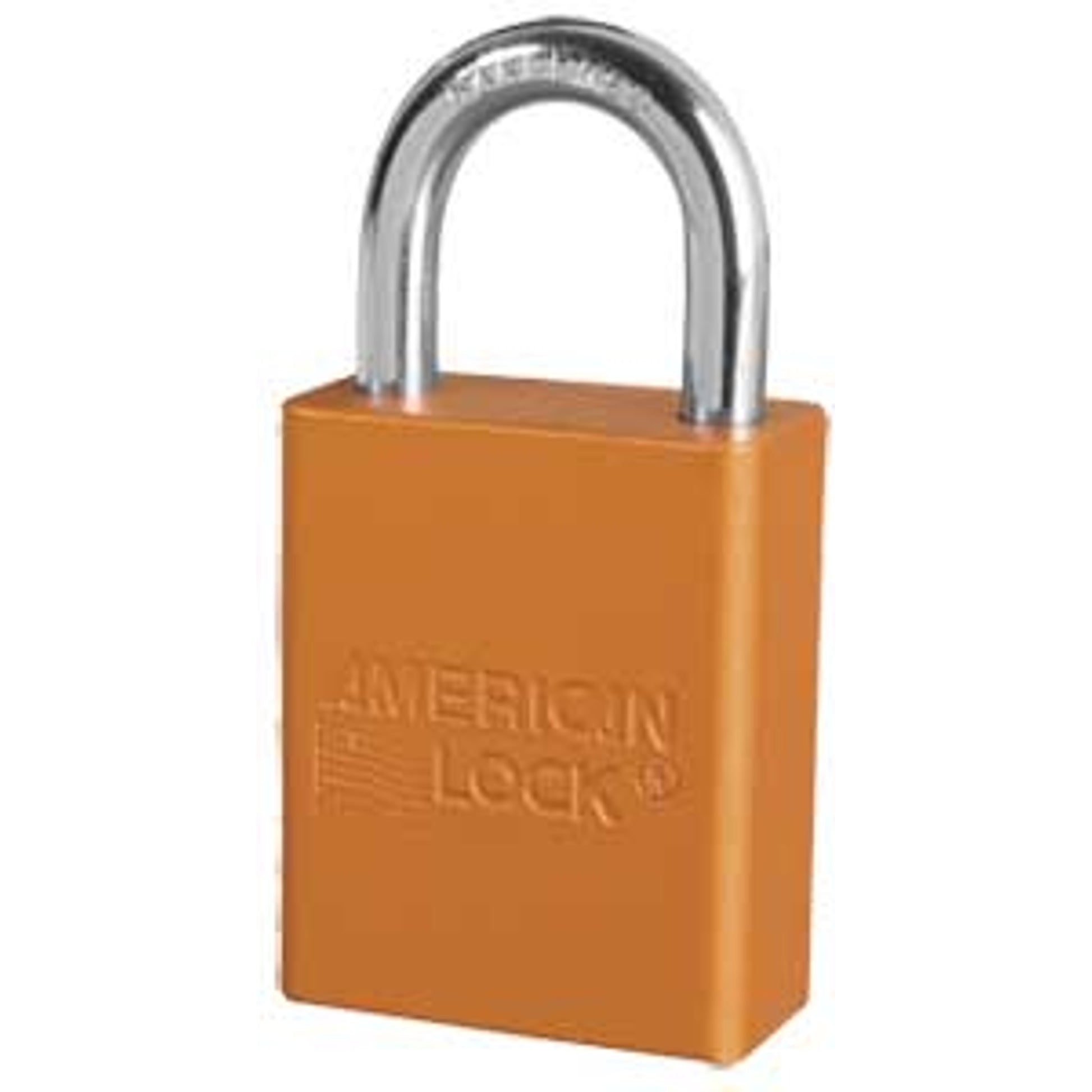 AMERICAN LOCK MODEL NO A1105 ANODIZED ALUMINUM SAFETY PADLOCK - AMERICAN LOCK MODEL NO A1105 ANODIZED ALUMINUM SAFETY PADLOCK, 1”, Anodized Aluminum