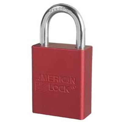AMERICAN LOCK MODEL NO A1105 ANODIZED ALUMINUM SAFETY PADLOCK - AMERICAN LOCK MODEL NO A1105 ANODIZED ALUMINUM SAFETY PADLOCK, 1”, Anodized Aluminum