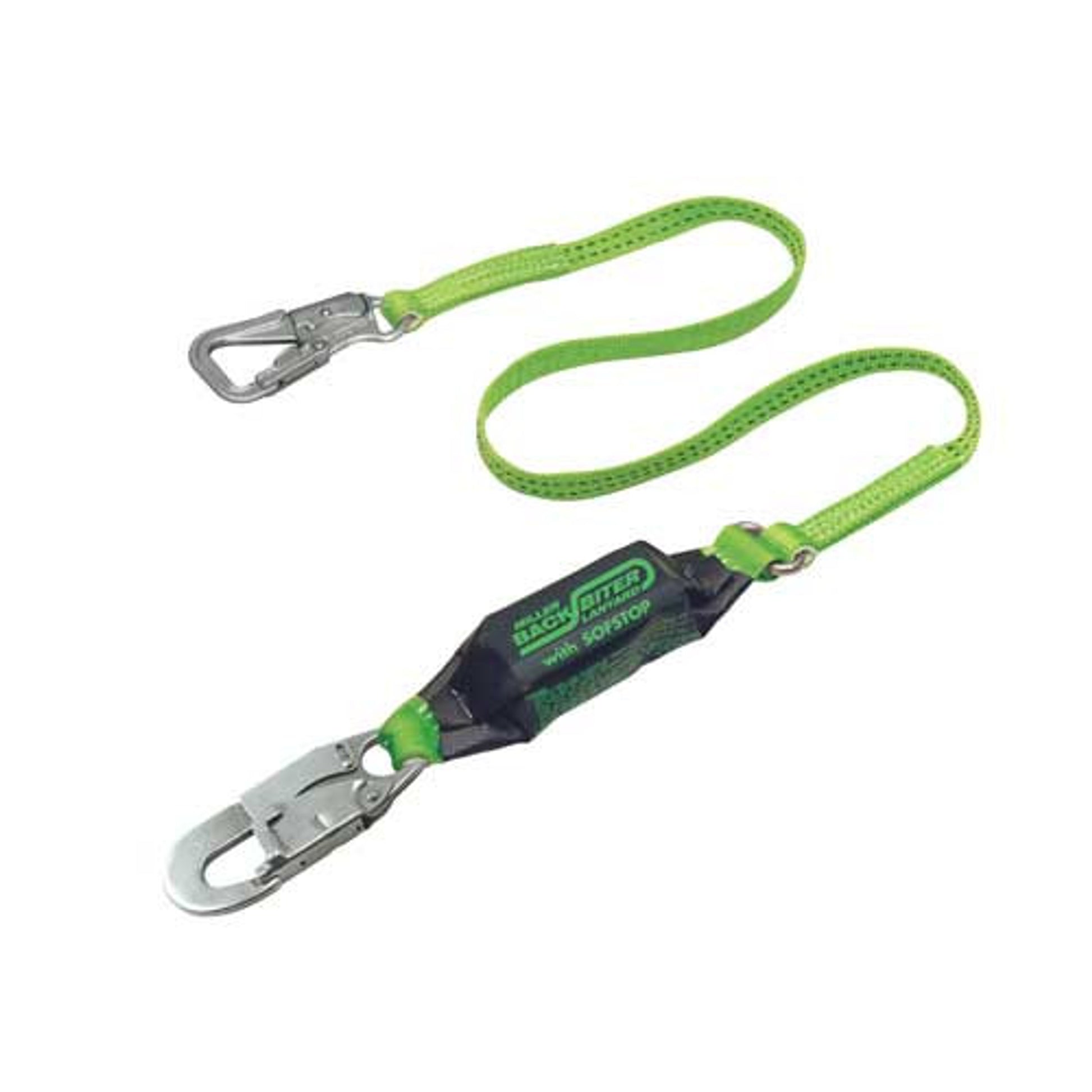 Miller 6 ft. BackBiter Shock Absorbing Lanyard w/ 2 Locking Snap Hook - 913B/6FTGN
