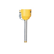 Justrite Bolt-On Funnel With Galvanized Hose For Type I Steel Safety Cans Only - 1" Od - 11089