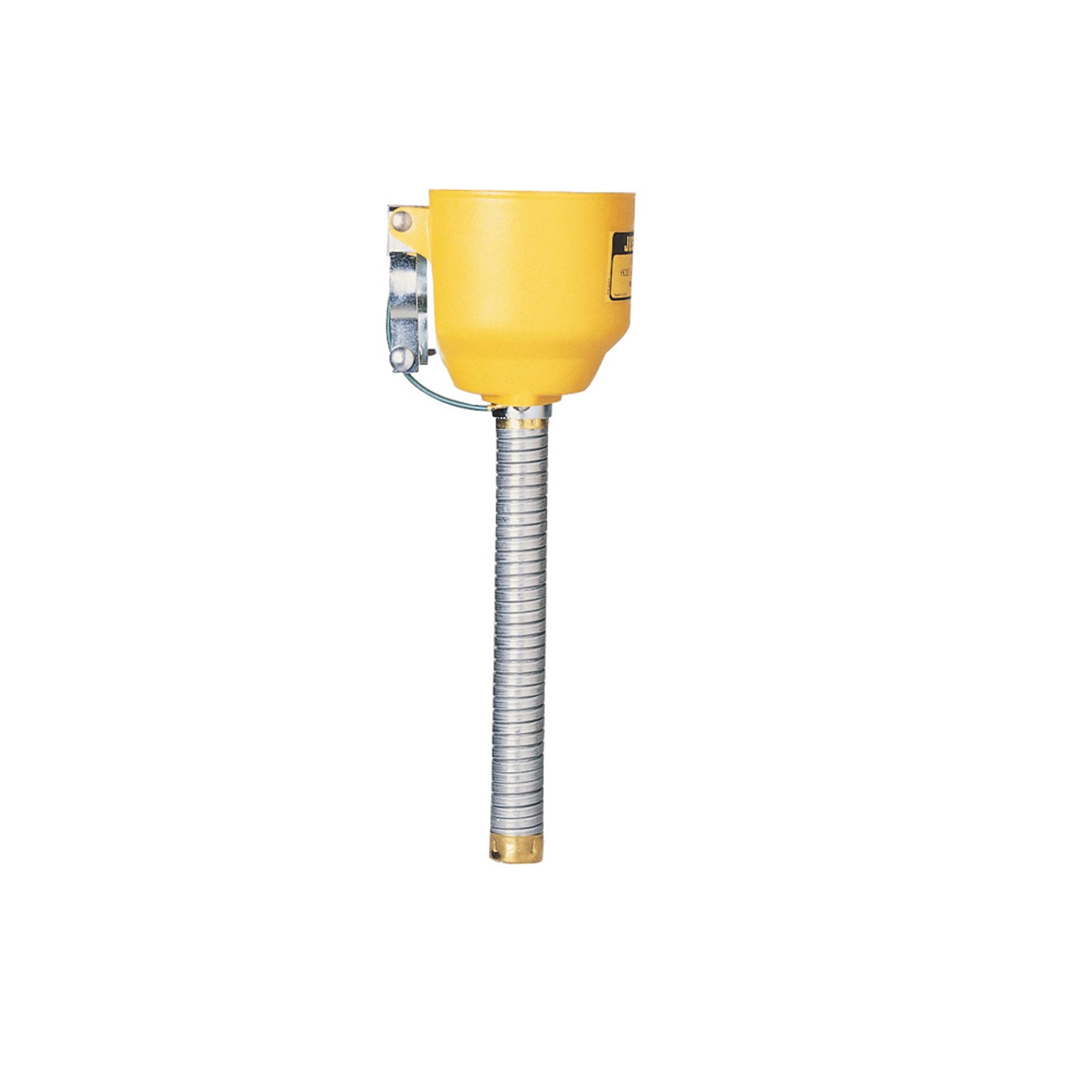 Justrite Bolt-On Funnel With Galvanized Hose For Type I Steel Safety Cans Only - 1" Od - 11089