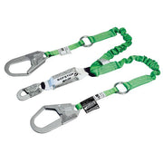 Miller 6 ft. Double leg Web Lanyard w/SofStop 1 locking snap hook and 2 locking rebar hooks 980WRS-Z7/6FT