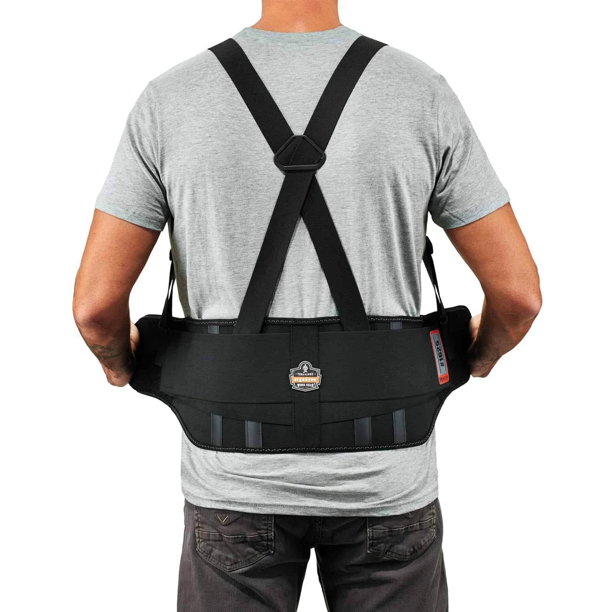 Ergodyne ProFlex 1625 Elastic Back Support Brace - Contoured 7.5" Back