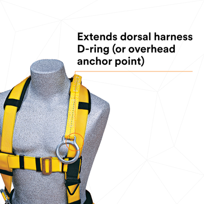 3M DBI-SALA Web D-ring Extension Anchor - Polyester - 1.5 ft - 1231117