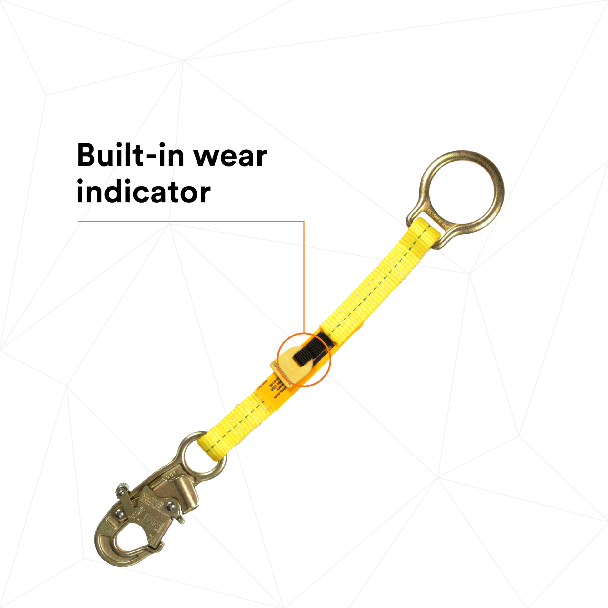 3M DBI-SALA Web D-ring Extension Anchor - Polyester - 1.5 ft - 1231117