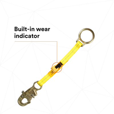 3M DBI-SALA Web D-ring Extension Anchor - Polyester - 1.5 ft - 1231117