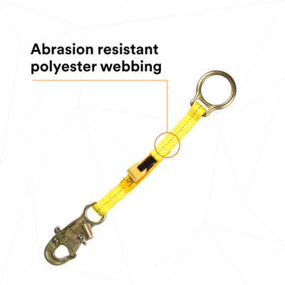 3M DBI-SALA Web D-ring Extension Anchor - Polyester - 1.5 ft - 1231117