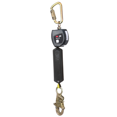 3M DBI-SALA Nano-Lok Personal Self-Retracting Lifeline with Anchor Hook - Web Steel Snap Hook - 6 ft. - Class 1 - ANSI - 3100520