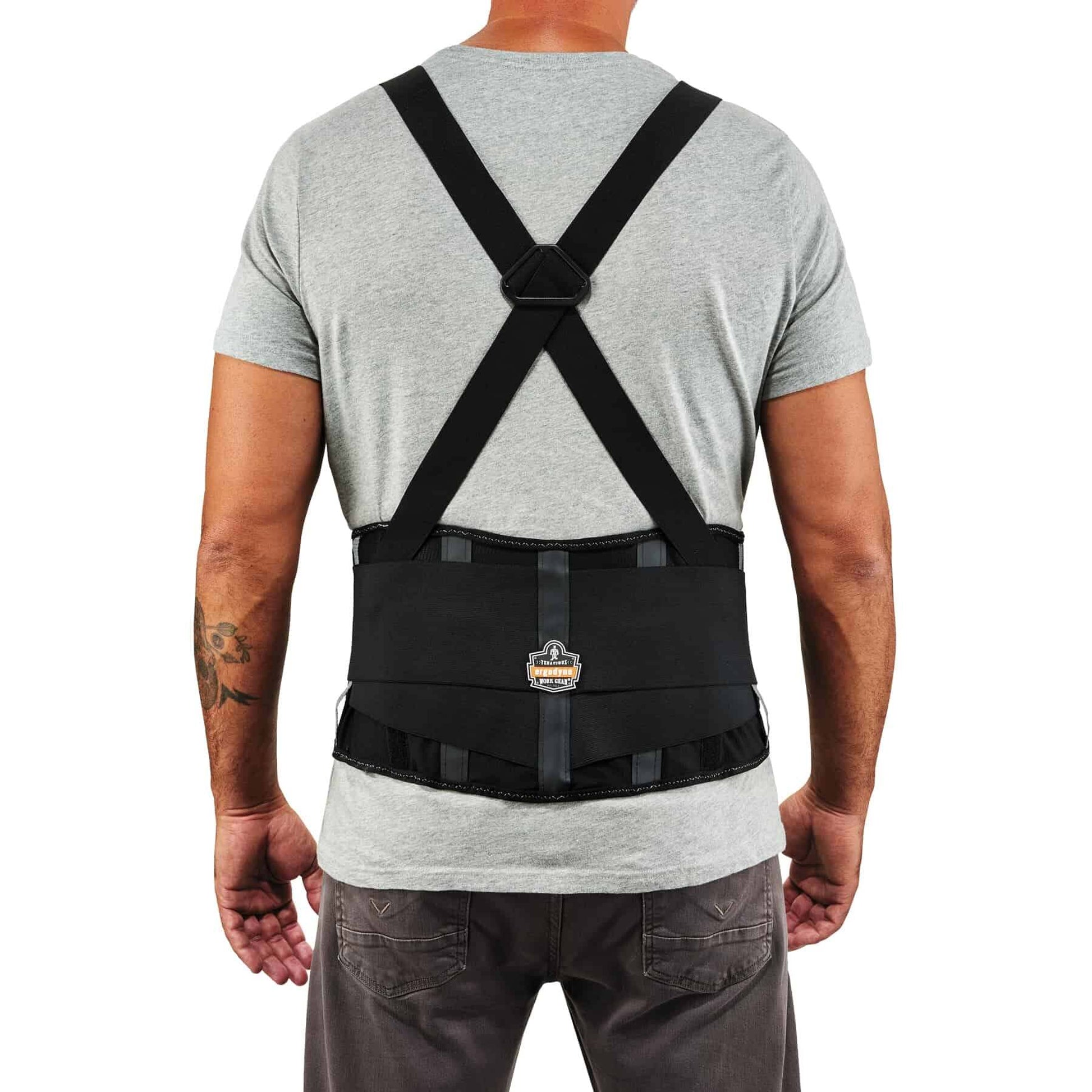 Ergodyne ProFlex 2000SF 840D Spandex Back Support Brace with Sticky Fingers