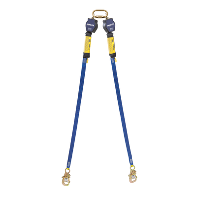 3M DBI-SALA Nano-Lok Tie-Back Twin-Leg Personal Self-Retracting Lifeline - Web - 9 ft - 3101373