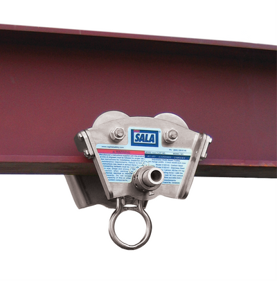 3M DBI-SALA I-Beam Trolley Anchor - Stainless Steel - Fits 3 - 8 in Wide - 11/16 in Thick - 2103147