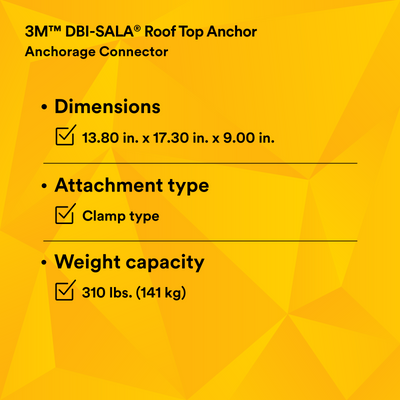 3M DBI-SALA Roof Top Anchor - 2100138
