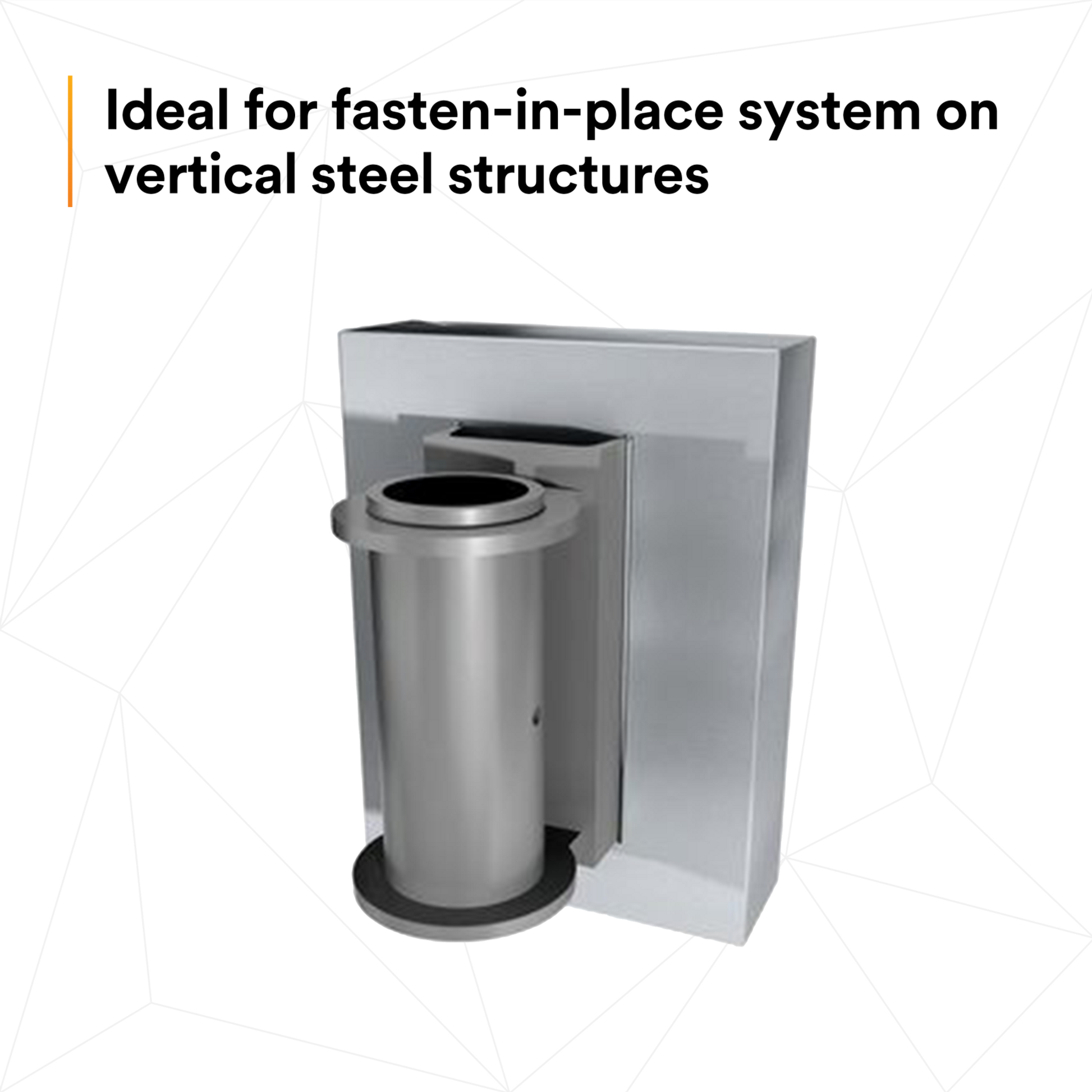 3M DBI-SALA SecuraSpan Fasten - in - Place HLL Weld - on Vertical Base - 7400222