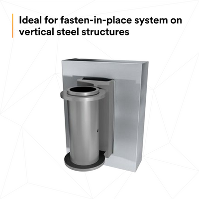 3M DBI-SALA SecuraSpan Fasten - in - Place HLL Weld - on Vertical Base - 7400222