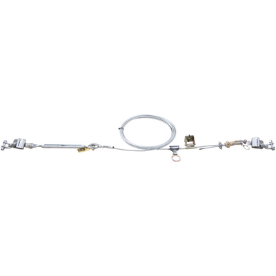 3M DBI-SALA Permanent Multi-Span Horizontal Lifeline System - Galvanized Cable - 60 ft. - 7603060