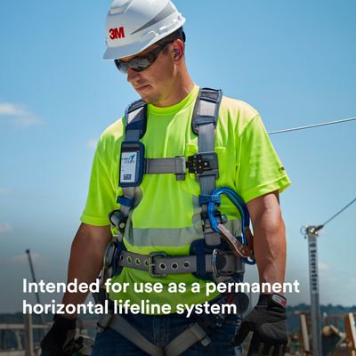 3M DBI-SALA Permanent Multi-Span Horizontal Lifeline System - Galvanized Cable - 120 ft. - 7603120