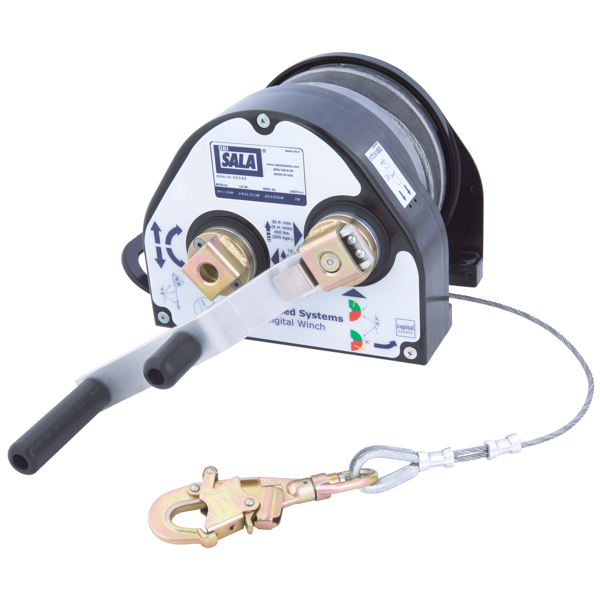 3M DBI-SALA Confined Space Winch - Power Drive - 8518566