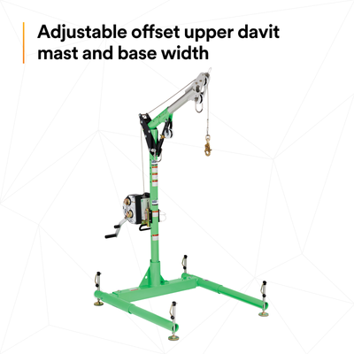 3M DBI-SALA Confined Space 5-Piece Davit Hoist System - 8518000