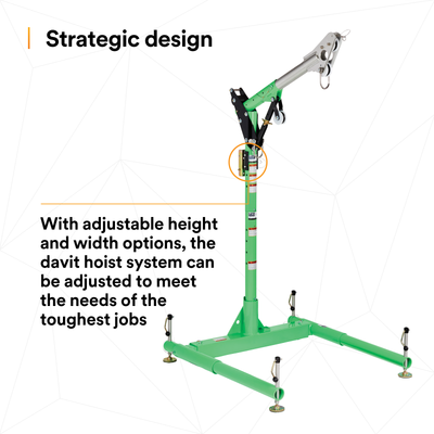 3M DBI-SALA Confined Space 5-Piece Davit Hoist System - 8518000