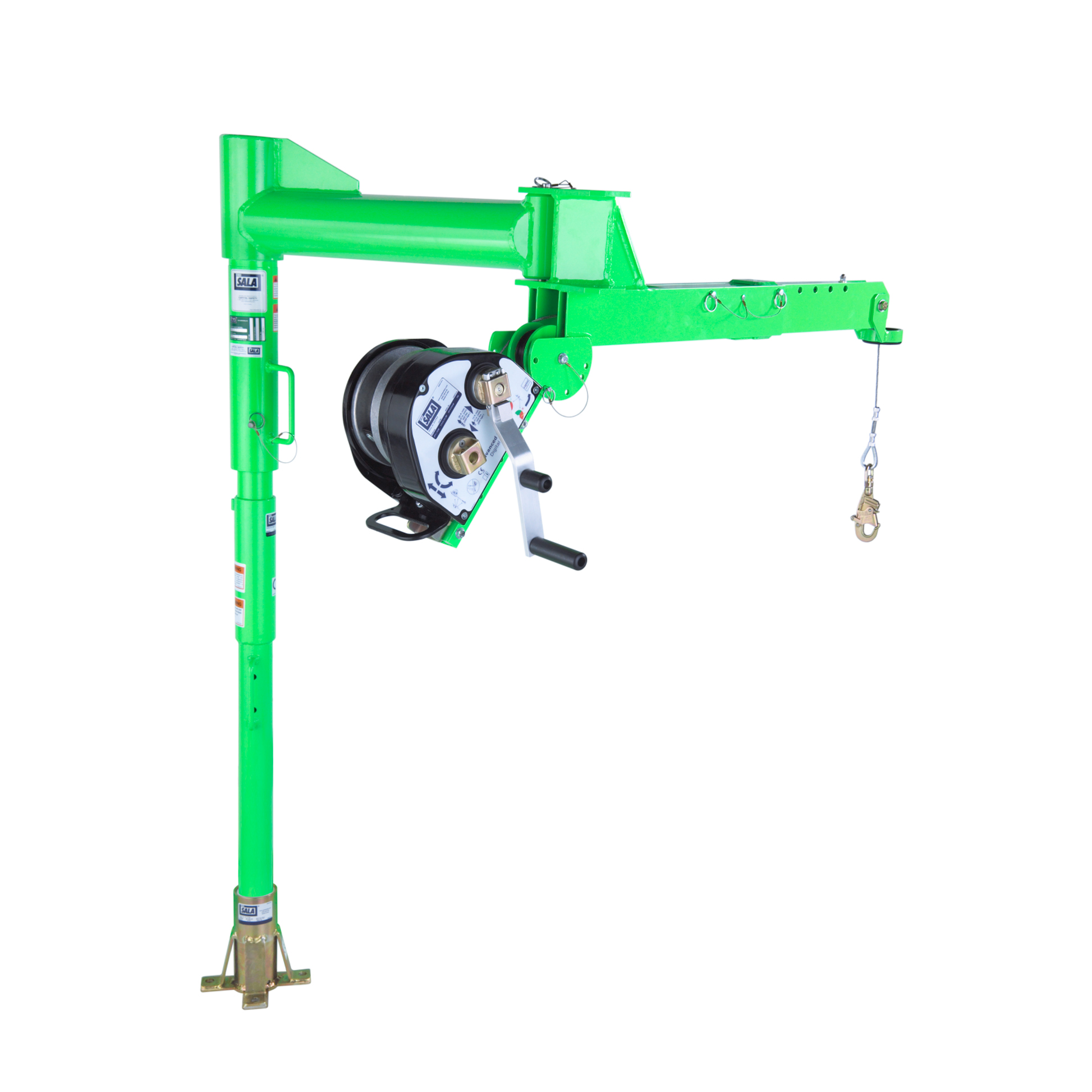 3M DBI-SALA Confined Space Floor Mount Sleeve Davit Base - 8516190