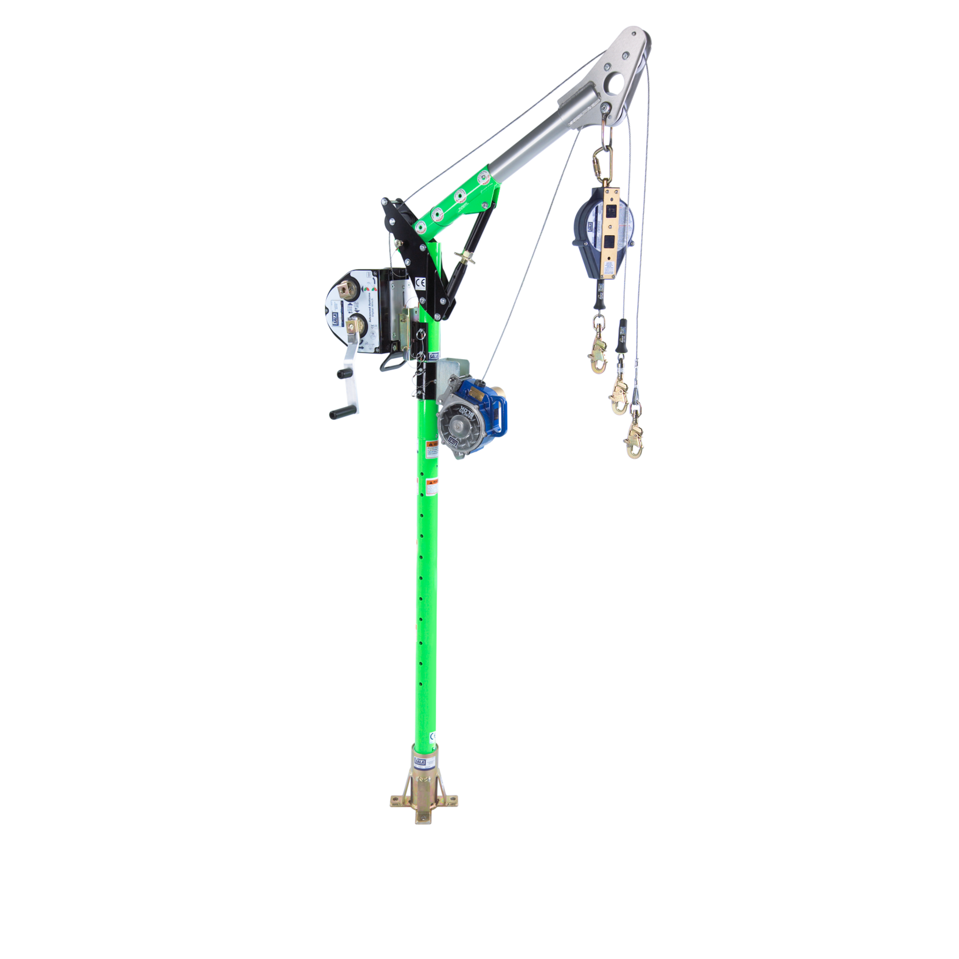 3M DBI-SALA Confined Space Floor Mount Sleeve Davit Base - 8516190