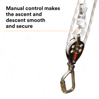 3M DBI-SALA Rollgliss RPD Rescue Positioning Device - 4:1 Ratio - 3602100