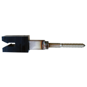 3M DBI-SALA Lad-Saf Cable Vertical Safety System Cable Guide For Wood Pole - Galvanized Steel - 6100140