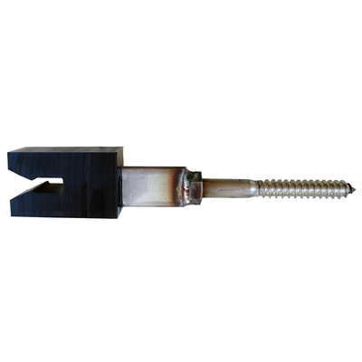 3M DBI-SALA Lad-Saf Cable Vertical Safety System Cable Guide For Wood Pole - Galvanized Steel - 6100140