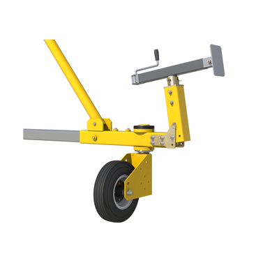 3M DBI-SALA Flexiguard A-Frame Rail Adjustable Height Anchor System - 2 User - Yellow - 16 - 22.5 ft Height - 30 ft Width - 8517781