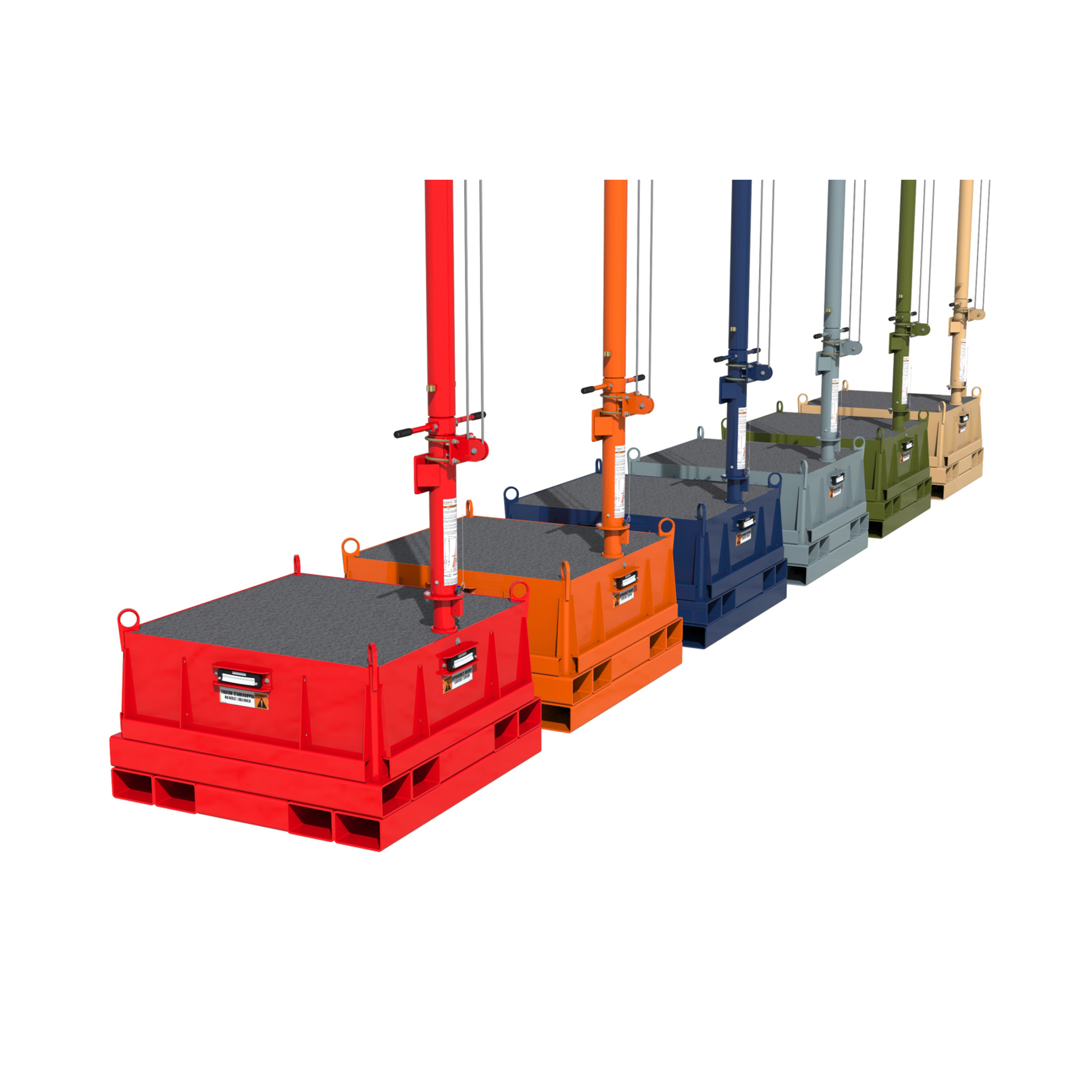 3M DBI-SALA Flexiguard Counterweight Jib Fixed Height Anchor System without Concrete - 1 User - 20.67 ft High - 8 ft - 8517752