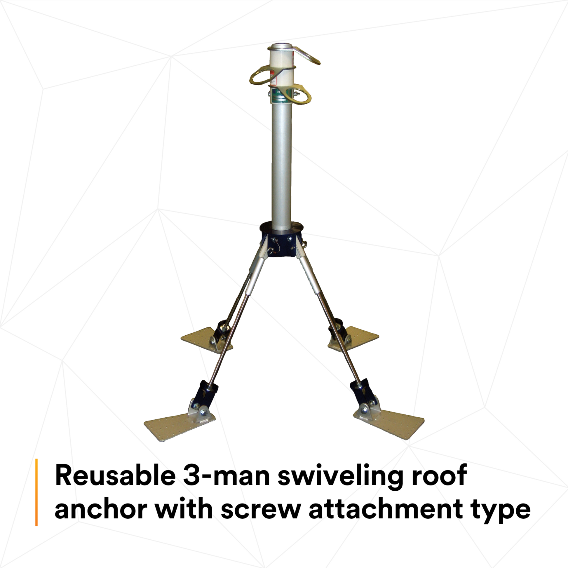 3M DBI-SALA 3-Man Swiveling Roof Anchor - 2103690