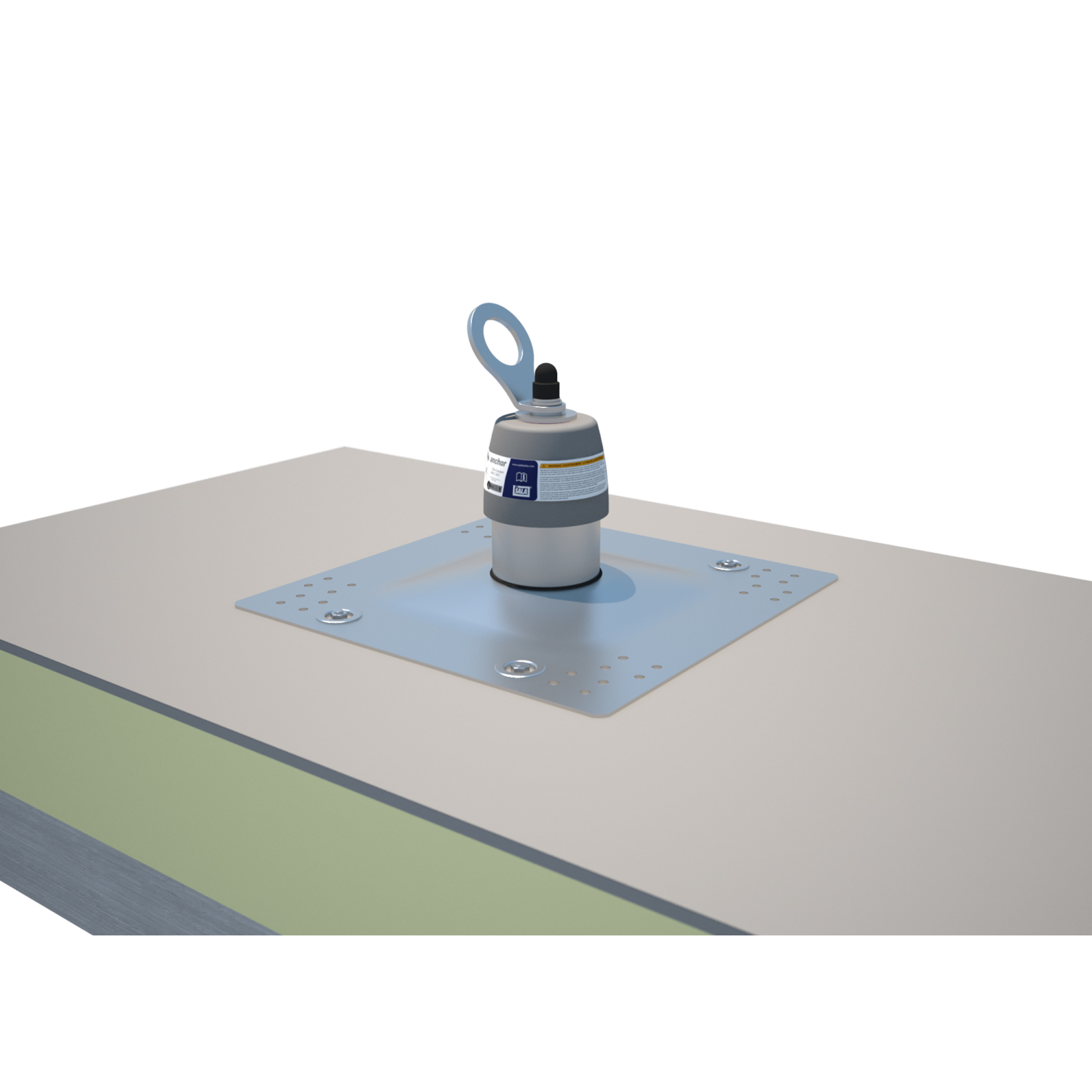 3M DBI-SALA Roof Top Anchor - For Standard Membrane Roofs - 2100139