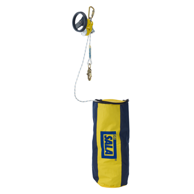 3M DBI-SALA Rollgliss R550 Rescue and Descent Device Kit with Rescue Wheel - 3/8 in Nylon Kernmantle Rope - 500 ft - 3327500