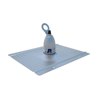 3M DBI-SALA Roof Top Anchor - For Metal - Concrete - Wood Roofs - Silver - 2100133