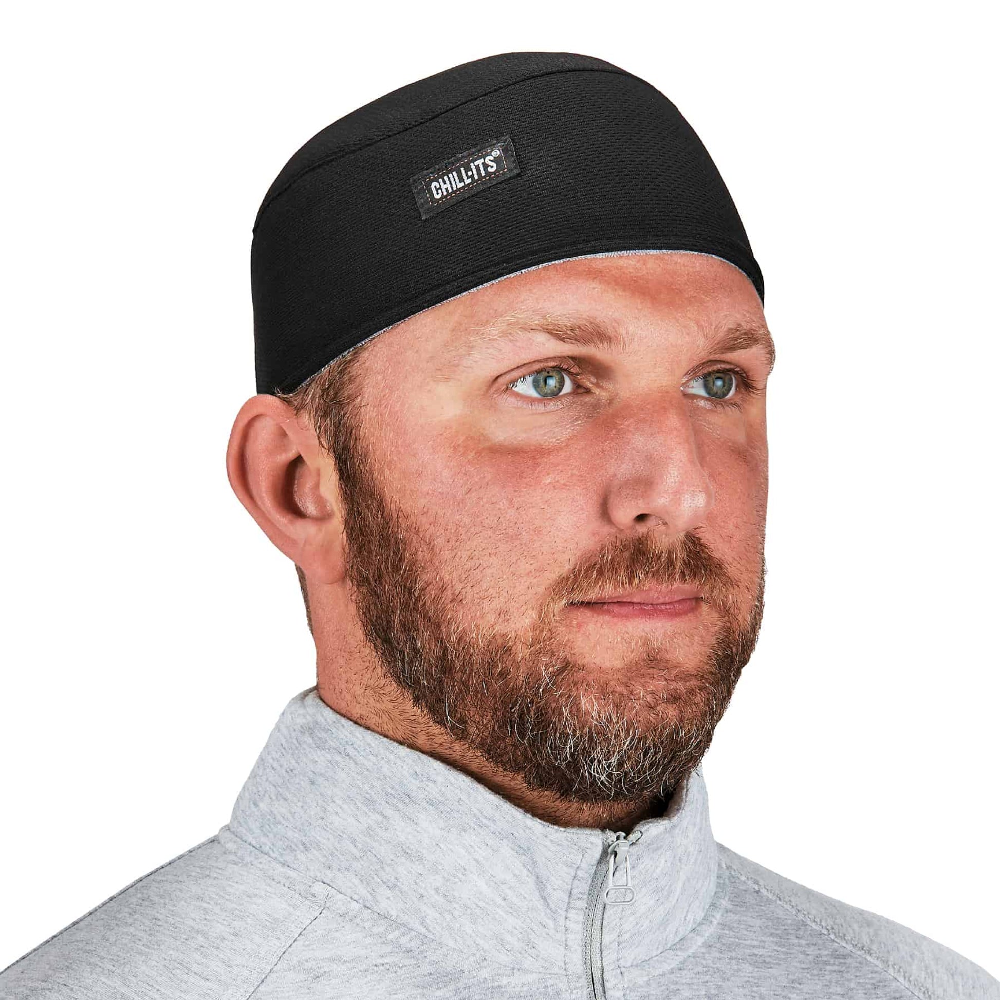 Ergodyne Chill-Its 6630 High-Performance Skull Cap - Terry Cloth Sweatband