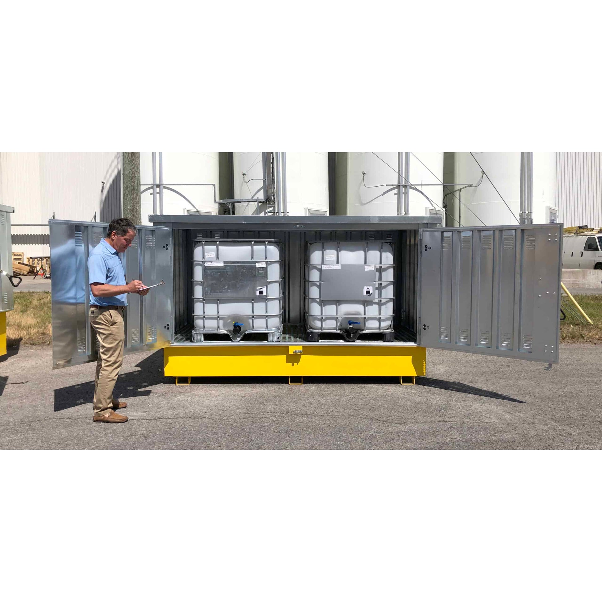 UltraTech Twin IBC Hard Top - Steel Model - 1186
