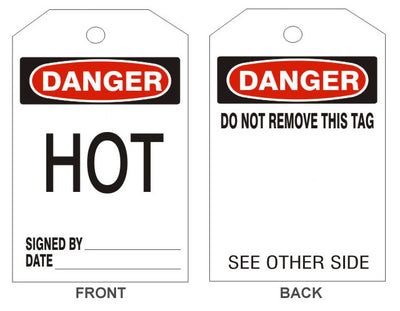 DANGER HOT TAGS - BACK 1